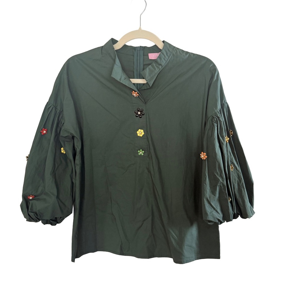 JJ’s Fairyland Emilia Floral Button Blouse